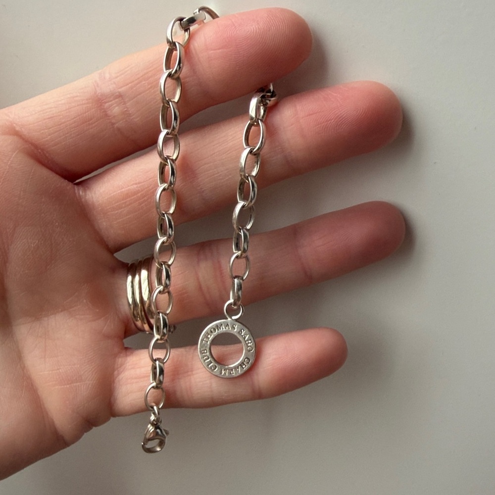 Thomas Sabo sterling silver charm club bracelet - 7 inches